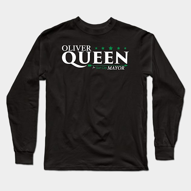 queen for mayor Long Sleeve T-Shirt by fenixlaw